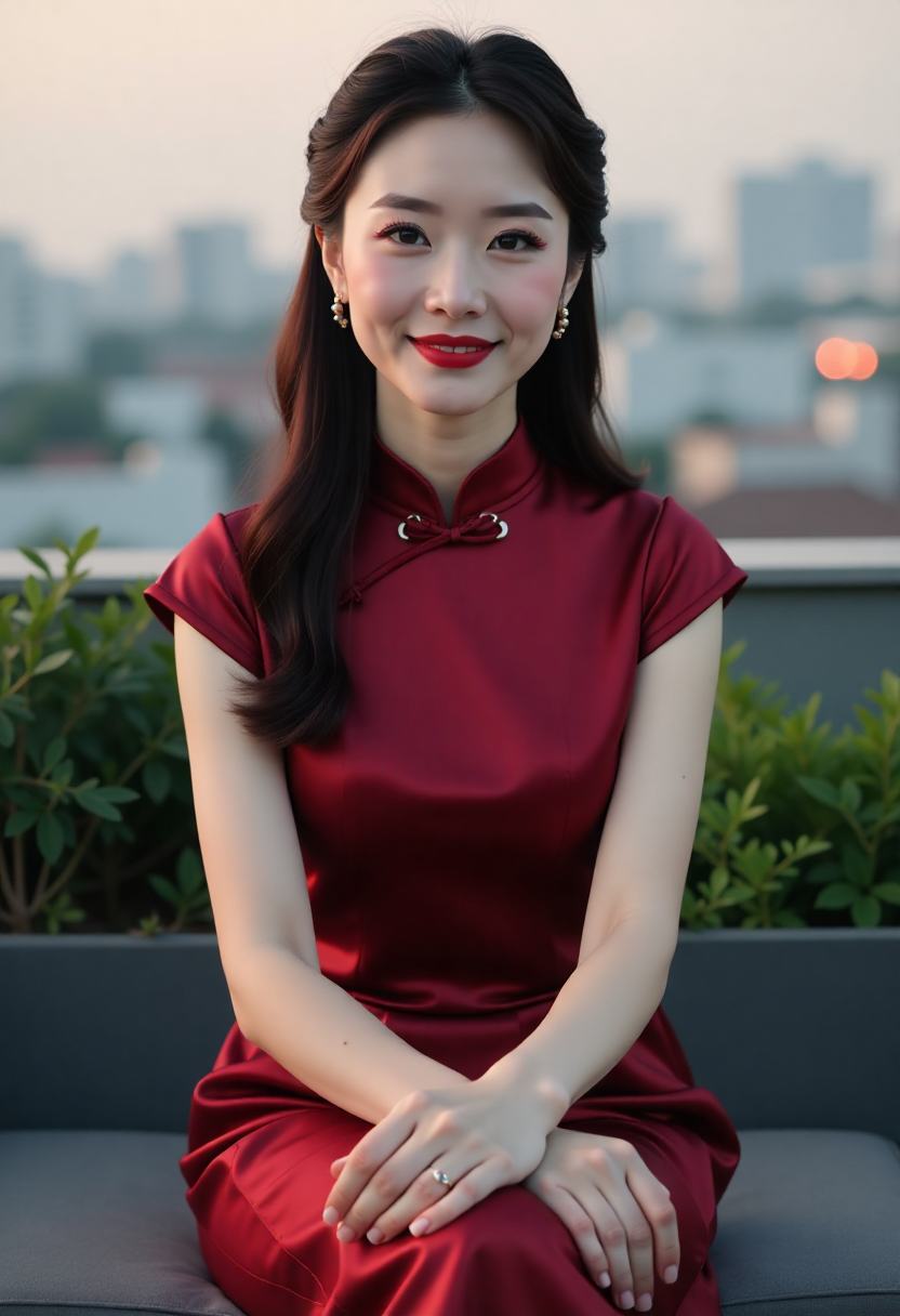 餐桌边的家庭成员